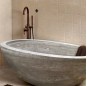 Natural stone bath tub, stone bathtub